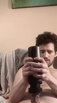 Got a New Thrusting Stroker, Was Pretty Fun and Powerful Cum