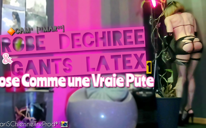 VaneSsa BiTCHx: Cam4 (31mar25)1 Gerissenes kleid &amp;latexhandschuhe posieren wie eine echte hure