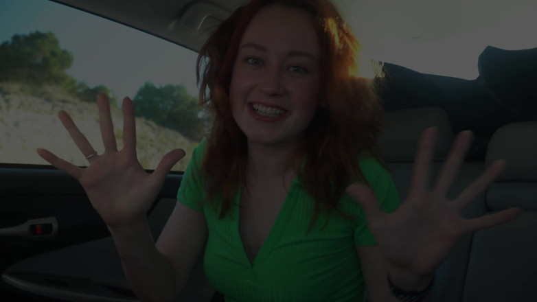 Sheryl X Sinclair: Redhaired Girl Made Mess After Solo Sex in Car