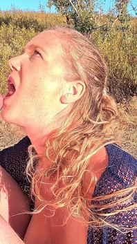 Prendimi slo - sensuale adorazione del cazzo all'aperto
