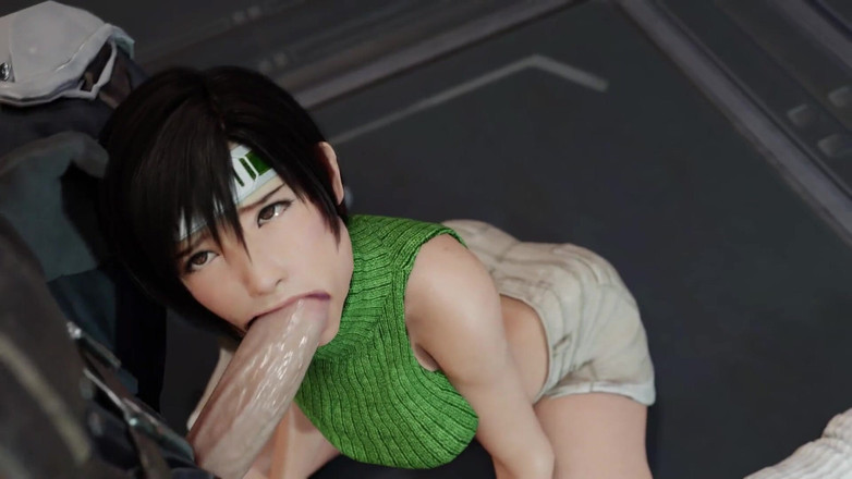 Velvixian 3D: Yuffie Kisaragi Ráda miluje Shinra Cock