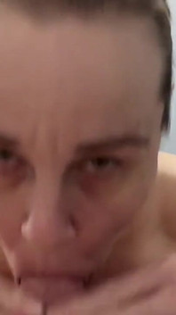 Mature Woman Reliving His Swollen Tight Balls