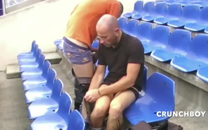Jess ROYAN and his friends: Fucked by Arab in the Football Stadium