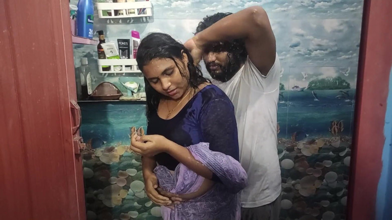 Vaigavarun45: Desi Couple Saree Bath with Sex Day After Marriage
