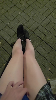 Jag exponerade mina könsorgan utomhus