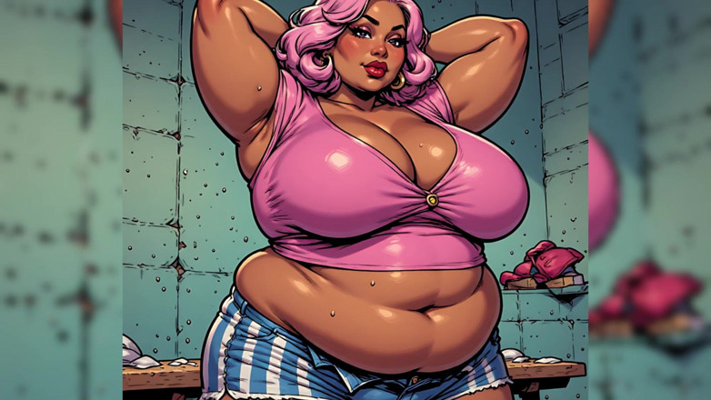AI Porn: Gorda gordinha gata arte