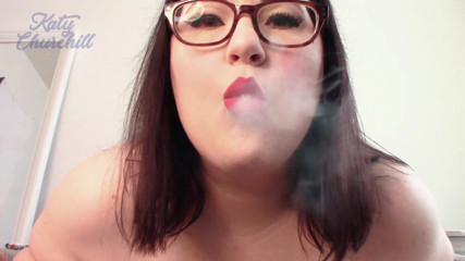 Katy Churchill: Smoking Jerk off instructions