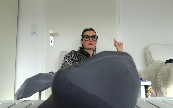 Lady Victoria Valente: Step-aunt discovers rumpled stockings, shoes and headscarves in the house!