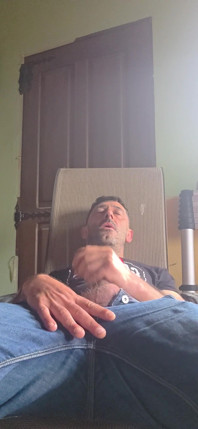 Straight Guy Jerks off in a Hammock