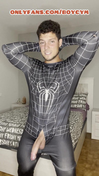 My Curve Cock Cums Spiderman