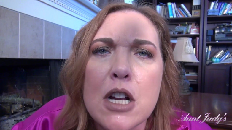 Aunt Judy's: Auntjudys - Your Busty MILF Stepaunt Denise Gives You a Handjob (pov)