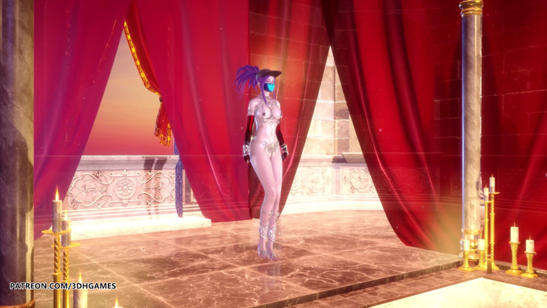 3D-Hentai Games: [MMD] Loona - PTT (paint the town) sexy striptease Ahri Akali Seraphine...