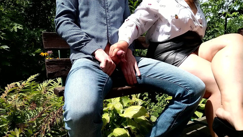 OurFetishLife: Outdoor BBW lets step son cum quickly from her milking