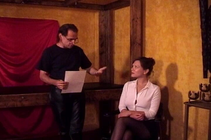 NM fetish femdom videos by Princess Nikki Cruel: Hot MILF Gets Tied up and Her Amazing Tits Slapped