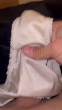 X suegra satén bragas cum