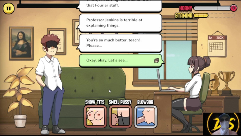 Dark Sam: ホットな教師が居残りで生徒とセックス!問題のある被験者-ゲームプレイ!