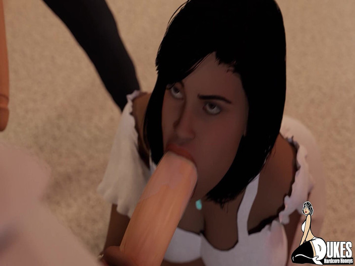 Dukes Hardcore Honeys: Ebenová milfka s velkým zadkem je ošukaná velkým černým pérem