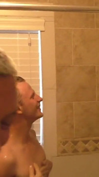 Hot Shower Fuck with Blonde Jock Bareback