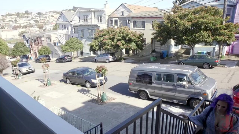 Kink TS: Peeper's Punishment: TS Foxxy Takes Down Peeping Tom