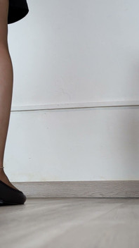 Schoencollectie: zwart leren Bb Flats - Dame Olga (4k) (640)