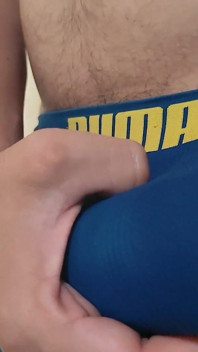 Young Man and His Huge Bulge of Pleasure