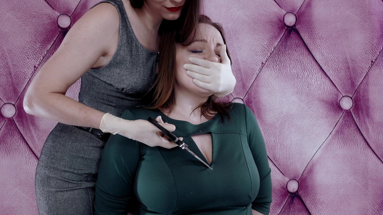 Arya Grander: Clothes Destruction Video - Fetysz lesbijki BDSM perwersyjne