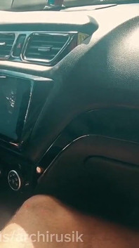 Hard Fuck a Cute Twink in a Skirt on the Road and Fucked Him in His Taxi Without Condoms on a Cruise.