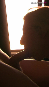 Horny Blowjob at Sunset