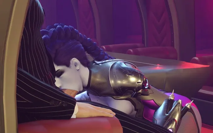 Velvixian 3D: Widowmaker Naughty Blowjob