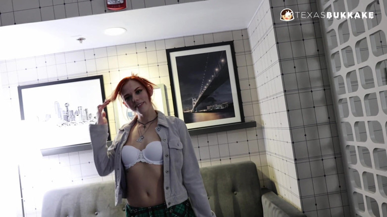Bukkake & Gangbangs from Texas!: Coquine Louve's casting video