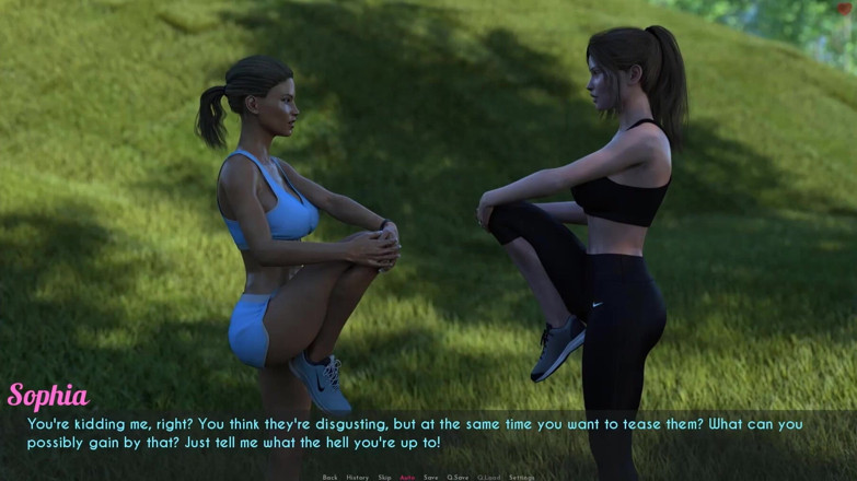 Visual Novels: En fru och styvmor del 66 - underbara MILFs i parken