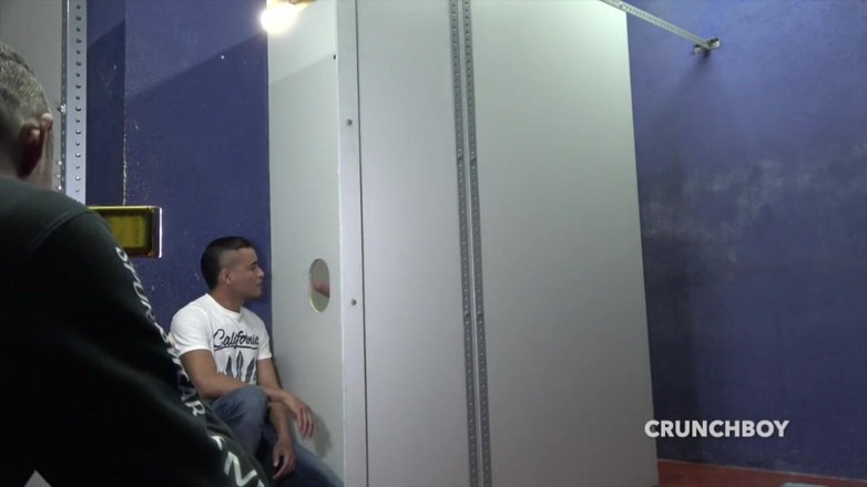 Bareback spy cam from Spain: The Latino Rudalo fucked raw by Vldas Castle