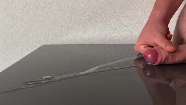 Lucas Nathan King: グレーのスウェットパンツでハンズフリー射精