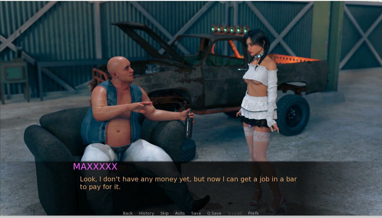 XXX Games Bunk - Trans: The Obey - Gameplay - Roleplay- Sissy Puts Bottle in His Ass