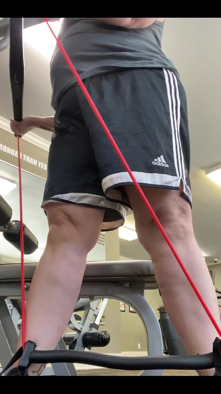 Sara Star: Buenos dias desde el gimnasio