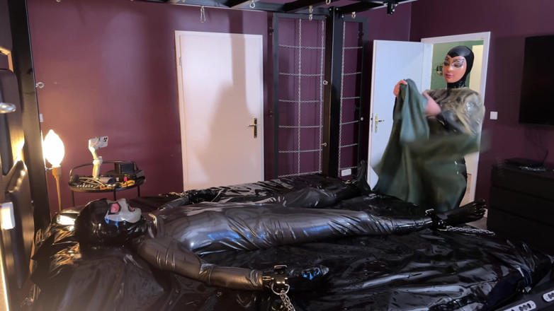 Rubber pervs: Ava Fetish Art Dan Perv Lateks Lapisan Bagian 1/2