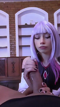 Zne Cosplay - Lucy From Cyberpunk Ft. Amberzinha & Qrozne