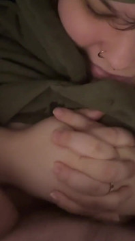 Lazy Homemade Titty Fuck for Our End of the Month Bonus Lol