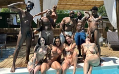 Miami Xbiz 2023 - Flourish House Outdoor Amateur Orgy