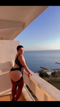 Beautiful Lingerie on the Balcony by the Sea
