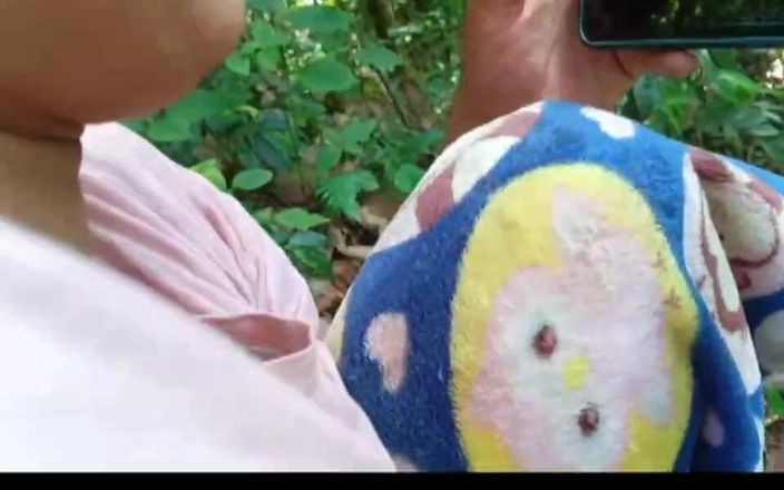 X69: Непальська дівчина насолоджується зі своїми чоловіками. джунглі Ma Magal