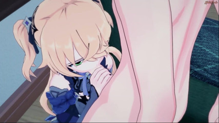 Hentai Smash: Fischl gives a blowjob before getting fucked - Genshin impact hentai