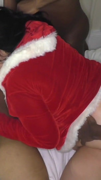 Merry Spunkmas Ho Ho Ho! Stygg MILF med 3x BBC