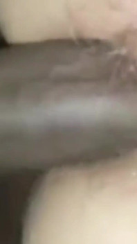 Bbwbootyful grote zwarte lul Nata4sex neukt mijn harige poesje op zijn hondjes