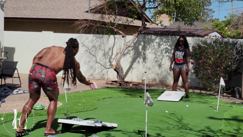 LyricsWay: Strip Cornhole in Vegas Heat Ends with Oily Tits Milking...