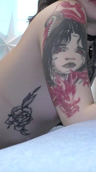 Scopata Ragazza Tatuaggio Maestro