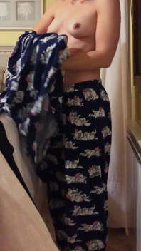 Sexy Bedtime Pajama Try-on - Getting Cozy Before Sleep