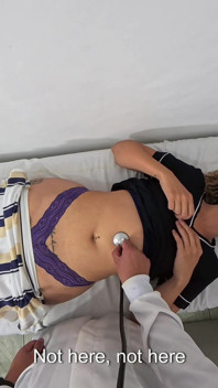 Abdominal Medical Examination by a General Practitioner.