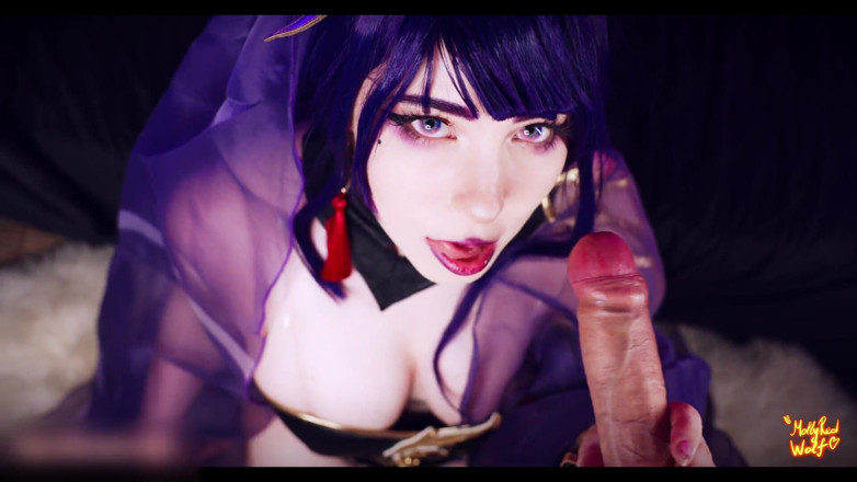 MollyRedWolf: Raiden Shougun geheime speurscène. 4k - mollyredwolf