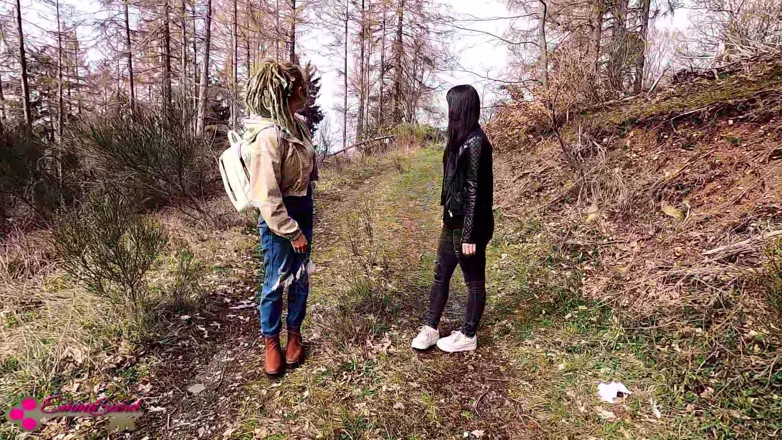 Emma Secret: Awesome Outdoor Action! Hot Hiker Seduced!